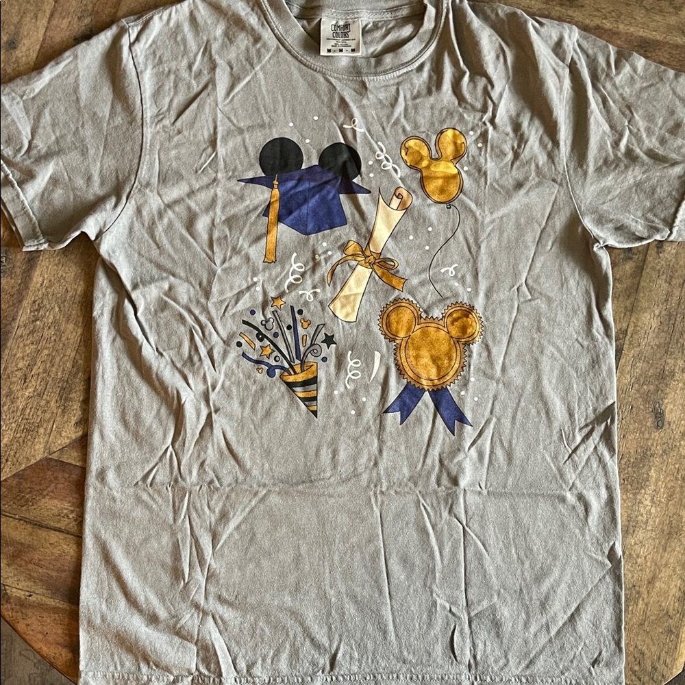 Comfort Colors Disney Magical Gray Tee Graduation Theme From Darling Dream Co